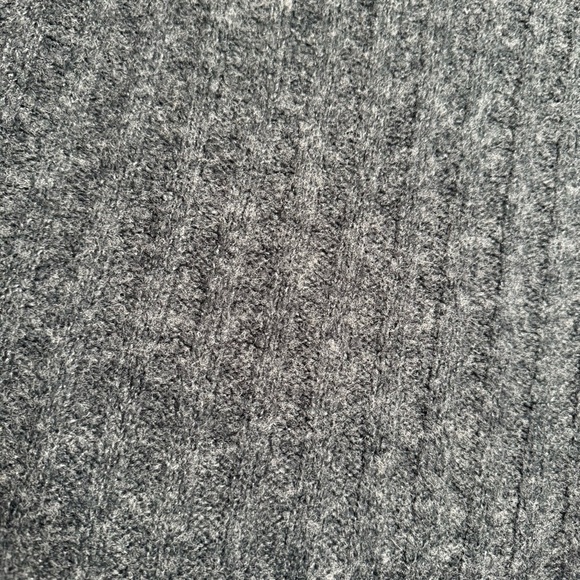 Anthropologie Moth Soft Mixed ribbed knit wool blend Cardigan Sweater Gray XL - Picture 12 of 13